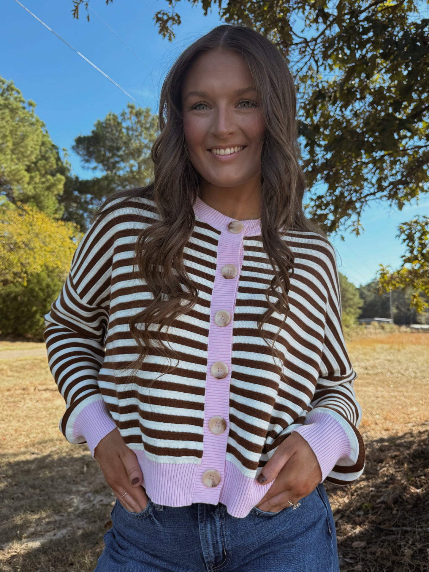 Chocolate Strawberry Cardigan